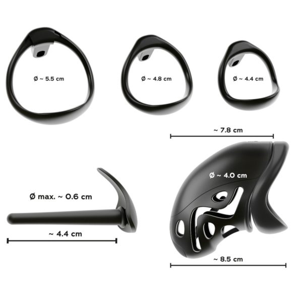 You2Toys - penio narvas su kištuku - juodas