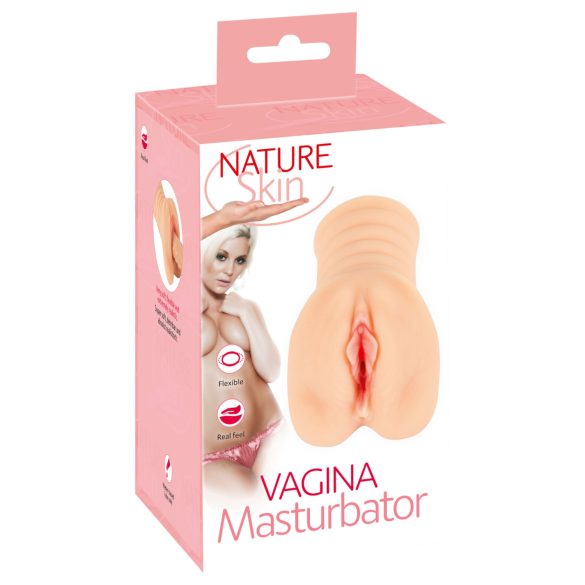 Nature Skin - realistiška vagina masturbatorius - natūrali spalva