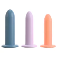   You2Toys - Trys iš eilės - dildo treniruočių rinkinys - 3 vnt. (spalvotas)