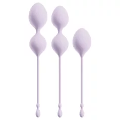   Beau Coeur Elorin - geiša kamuoliukų rinkinys - 3 dalių - violetinė