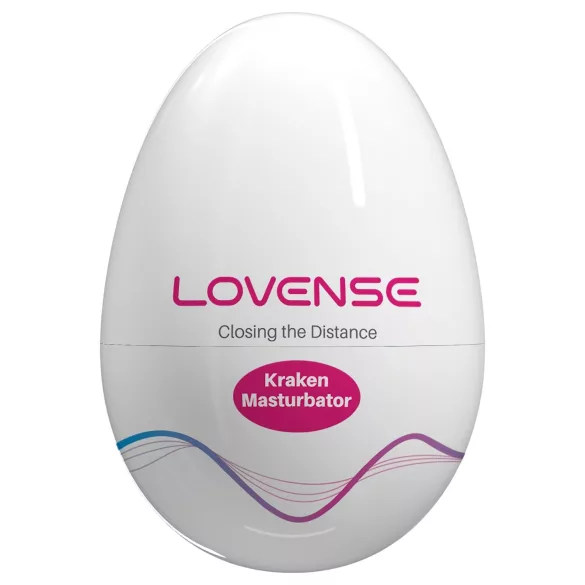 LOVENSE Kraken - masturbacijos kiaušinis - 1 vnt. (baltas)