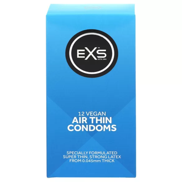 EXS Air Thin - prezervatyvai - itin ploni - lateksas - 12 vnt