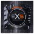 EXS Black - lateksiniai prezervatyvai - juodi (100 vnt.)
