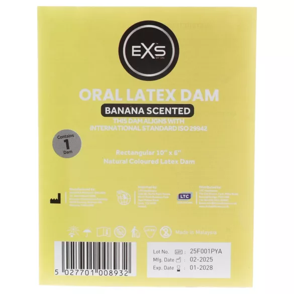 EXS - burnos apsauginė plėvelė - bananų