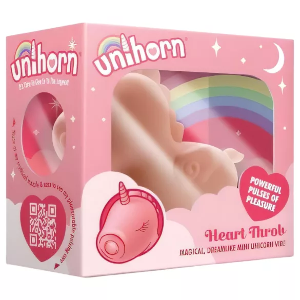Unihorn Heart Throb - klitorio vibratorius - įkraunamas - rožinis