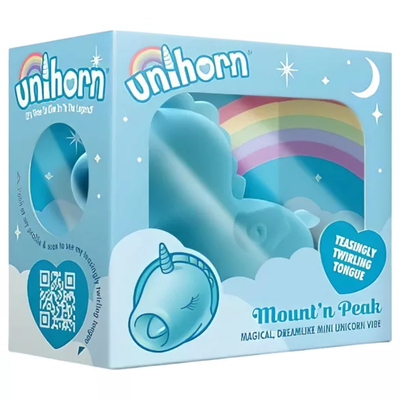 Unihorn Mount'n Peak - klitorio stimuliatorius - įkraunamas - mėlynas
