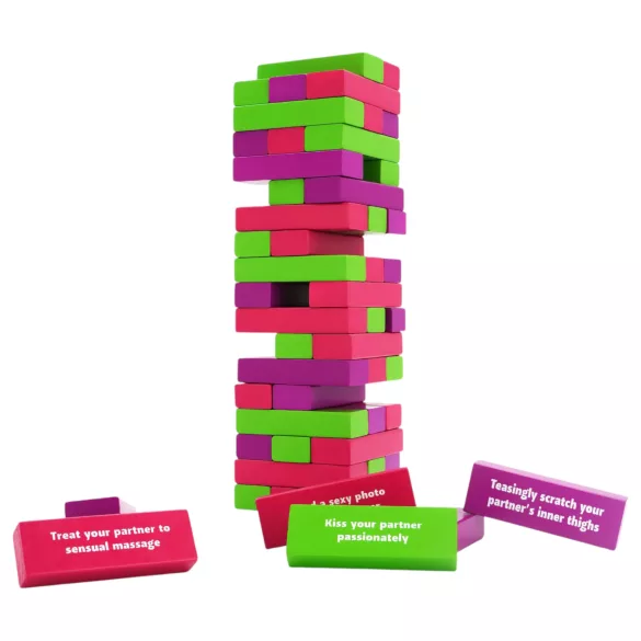 Play Wiv Me - sekso žaidimas - Jenga bokštas - 54 kaladėlės