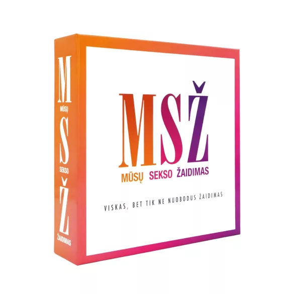 AVK - suaugusiųjų sekso stalo žaidimas lietuvių kalba