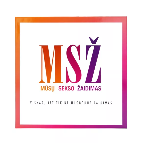 AVK - suaugusiųjų sekso stalo žaidimas lietuvių kalba