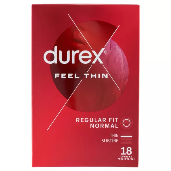 Durex - prezervatyvai - natūralus pojūtis - ploni - 18 vnt