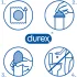 Durex Invisible Slim - ploni prezervatyvai - 10 vnt.