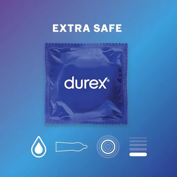 Durex - prezervatyvai - papildoma apsauga - 18 vnt