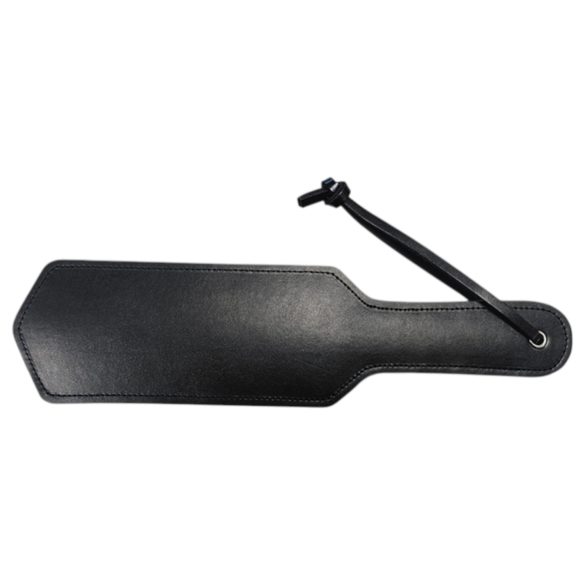 Rouge - odinė pliaukštukė su kniedėmis - juoda