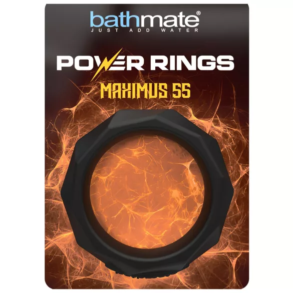 Bathmate Maximus 55 - silikoninis penio žiedas (juodas)
