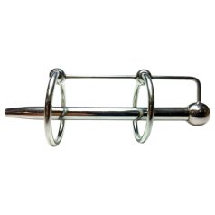   Rouge - šlaplės dilatorius su dvigubu žiedu - nerūdijantis plienas - sidabrinis