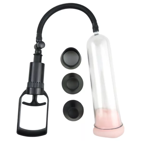 Lonely Penis Pump - penio pompa rinkinys - 3 dalių