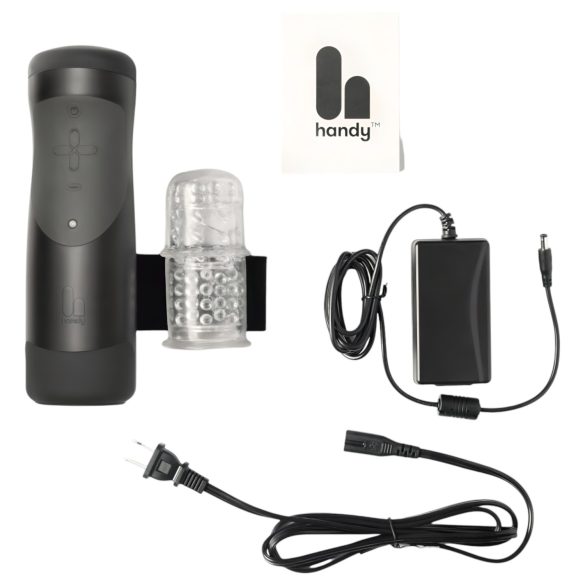 The Handy 1.1 - išmanus masturbatorius vyrams - VR, tinklinis - juodas