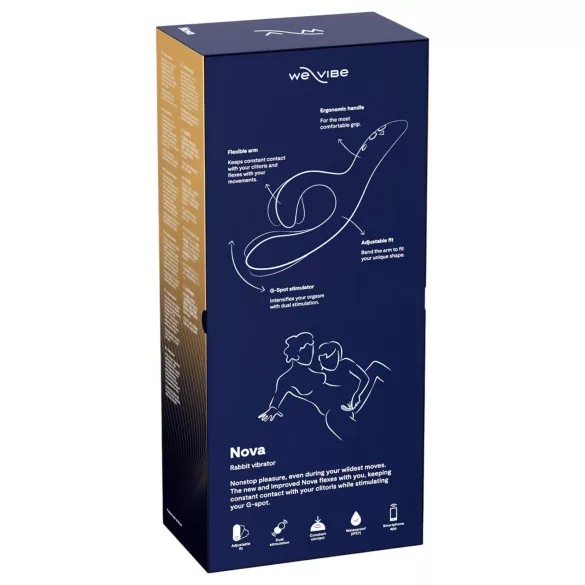 We-Vibe Nova 2 - vibratorius su klitorio atšaka - įkraunamas - mėlynas