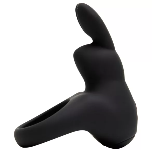 Happyrabbit - vibruojantis penio žiedas - įkraunamas - juodas