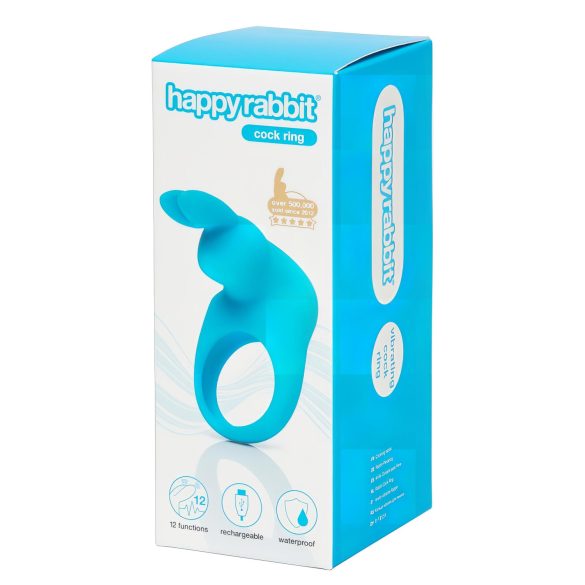 Happyrabbit Penio Žiedas su Vibracija (Mėlynas)