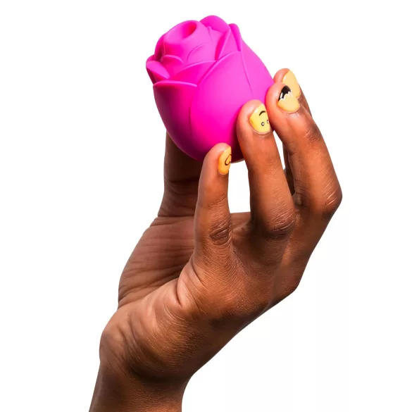 ROMP Rose - klitorinis vibratoriaus oro bangomis - rožinės spalvos