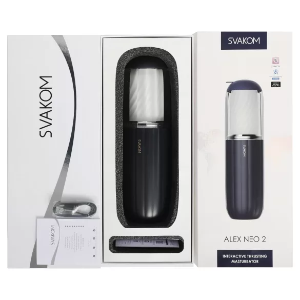 Svakom Alex Neo 2 - masturbatorius su judančia ašimi - mėlynas