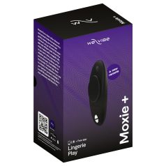   We-Vibe Moxie+ - klitorio vibratorius su nuotoliniu valdymu - juodas