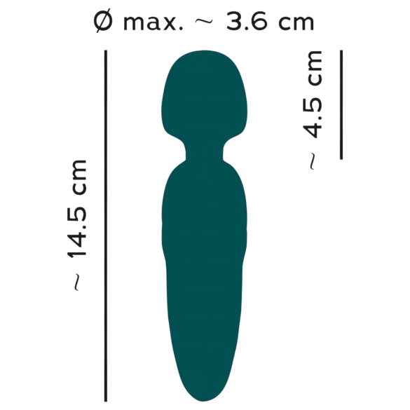 You2Toys Petite - įkraunamas masažuojantis vibratorius - žalias