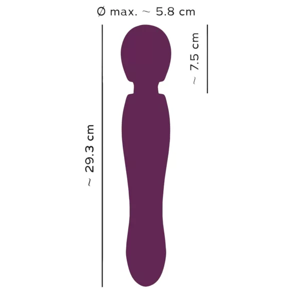 You2Toys Grande - vibratorinis masažuoklis - įkraunamas - raudonas