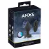 ANOS - šviečiantis vibruojantis analinis kaištis (juodas)