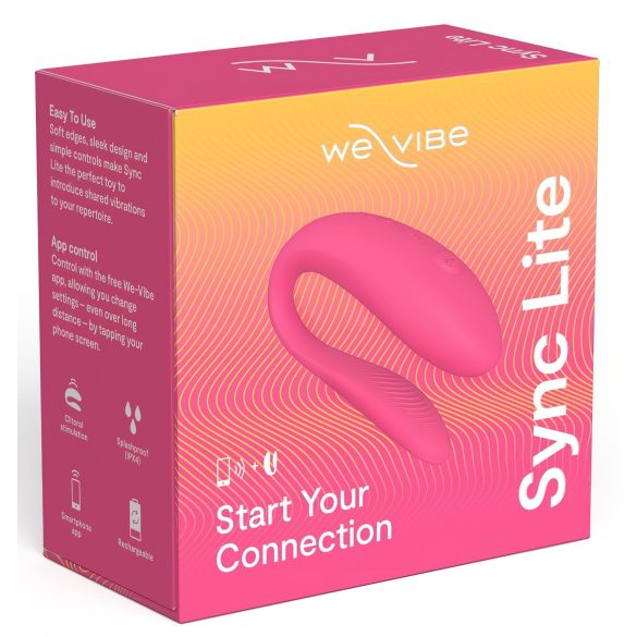 We-Vibe Sync Lite - poros vibratorius su nuotoliniu valdymu - rožinis