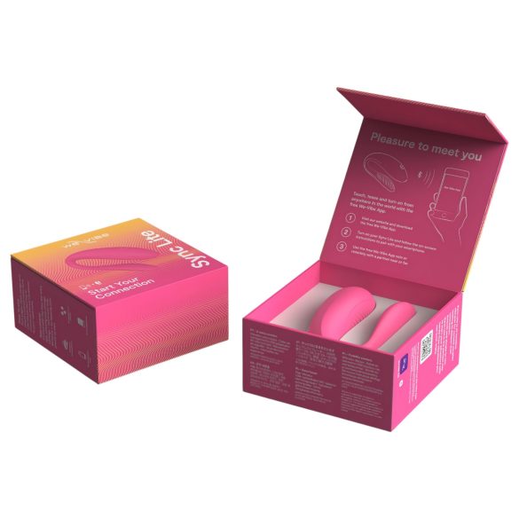 We-Vibe Sync Lite - poros vibratorius su nuotoliniu valdymu - rožinis