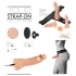 You2Toys - prisegamas dildo rinkinys - natūralios spalvos