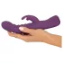 Javida - traukos vibratorius su klitorio stimuliacija - violetinis