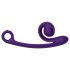 Sraigės Vibe Curve - 2in1 klitorio stimuliatorius vibratorius (violetinis)