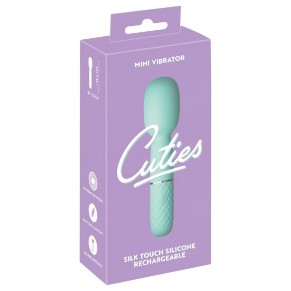 Cuties - mini vibratorius masažui - mėtų spalva
