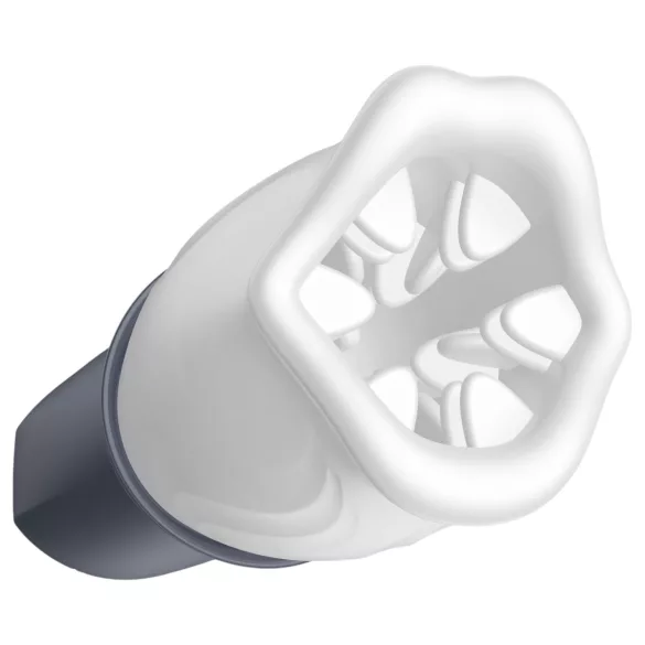 LUX Active First Class - automatinis masturbatorius - balta/pilka