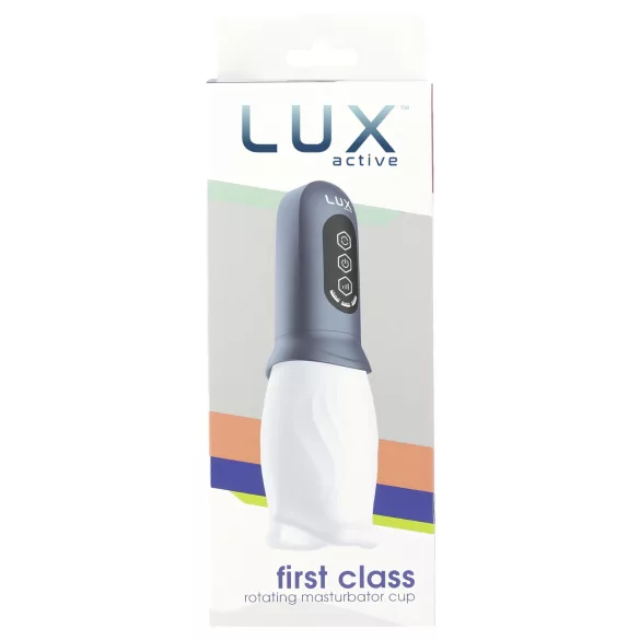 LUX Active First Class - automatinis masturbatorius - balta/pilka