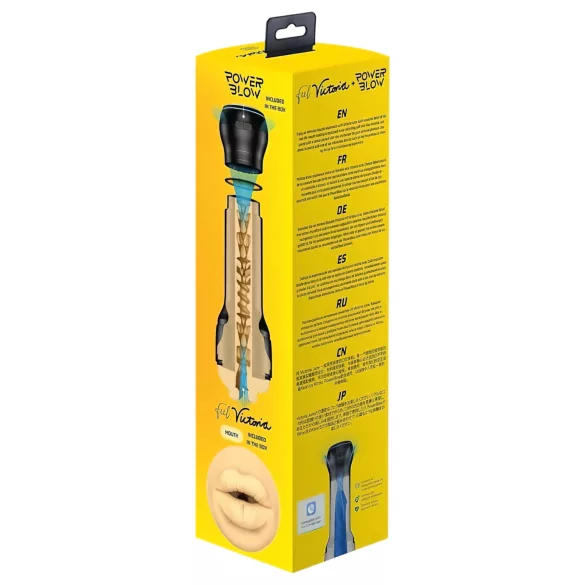 Kiiroo - vyro masturbatorius - su Victoria June burna - juodas