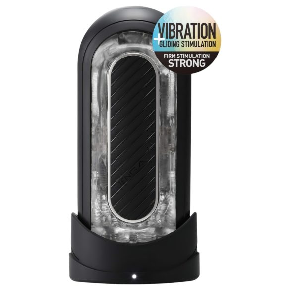 TENGA Flip Zero - galingas masturbatorius (juodas)