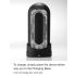 TENGA Flip Zero - galingas masturbatorius (juodas)
