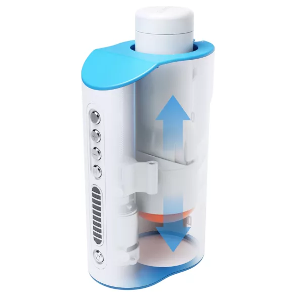 Autoblow A.I. Ultra - masturbatorius vyrams - burnos formos - baltas