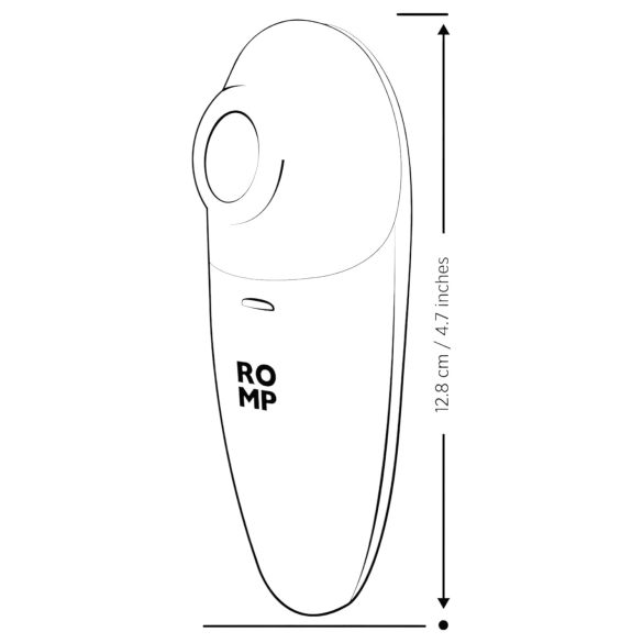 ROMP Switch X - klitorio stimuliatorius su oro bangomis - persikinė spalva