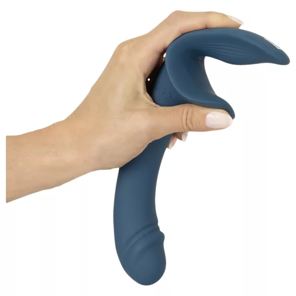 You2Toys - prisegamas vibratorius rinkinys - juodas mėlynas