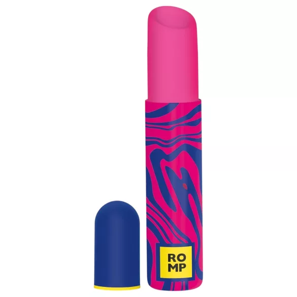 ROMP Lipstick - klitorinis stimuliatorius su oro bangomis - rožinis - įkraunamas
