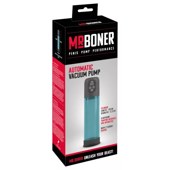 Mister Boner - automatinis penio pompa (mėlyna)