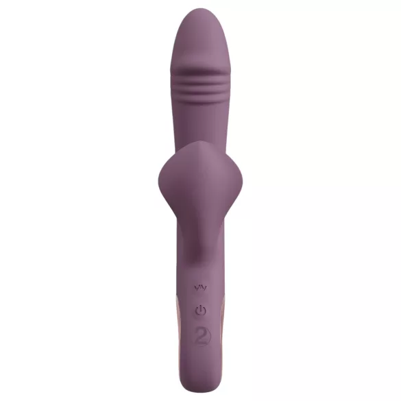 You2Toys - vibratorius su trimis atšakomis - įkraunamas - violetinis