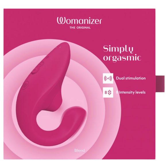 „Womanizer Blend“ - G taško vibratorius ir klitorio stimuliatorius (rožinis)