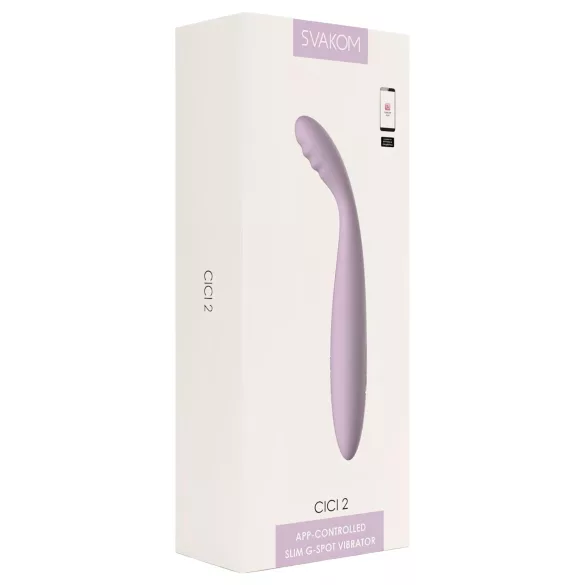 Svakom Cici 2 - G taško vibratorius - išmanus - violetinis