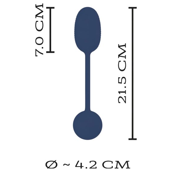 You2Toys Intense RC - vibruojantis kiaušinėlis - juodas